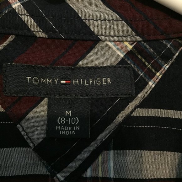 Tommy Hilfiger Boy's Dress Shirt Size M (8-10) - Picture 2 of 2